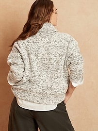 Chunky Textured Marled Sweatshirt