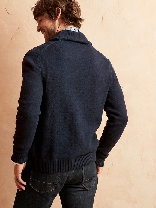 Cozy ShawlCollar Cardigan Banana Republic Factory