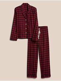 Flannel Yarn Dyed Pajama Set