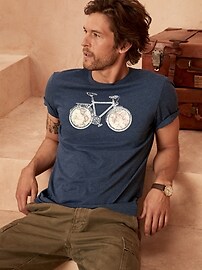 Bike Maps Graphic T-Shirt