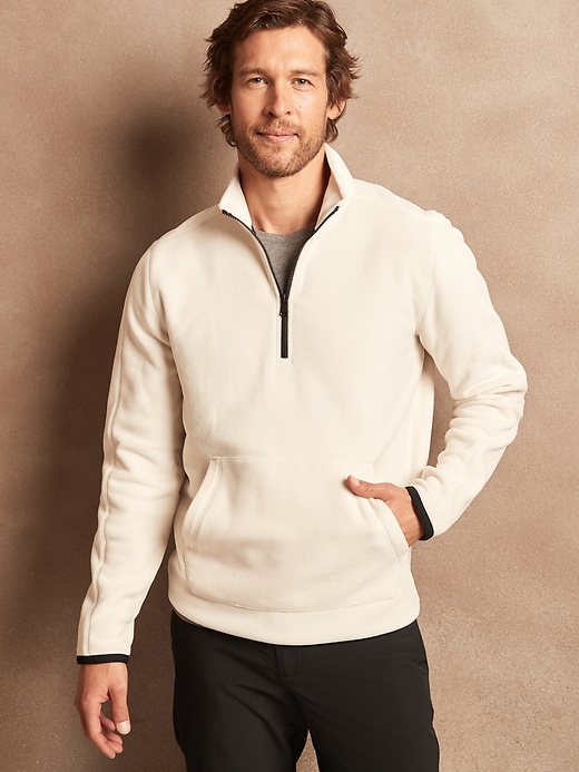 Arctic Fleece Half-Zip Sweatshirt | Banana Republic Factory