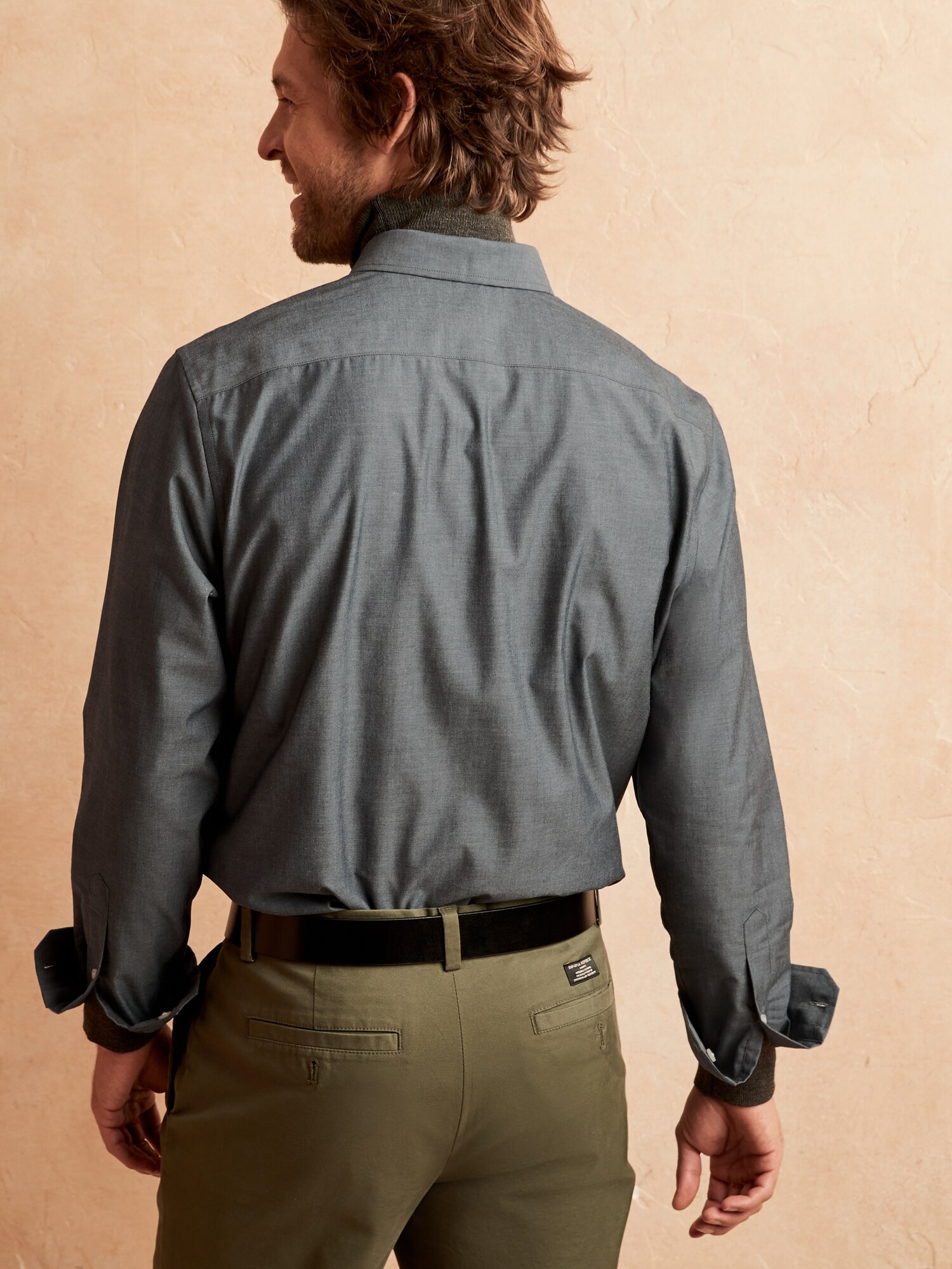 StandardFit NonIron Dress Shirt Banana Republic Factory