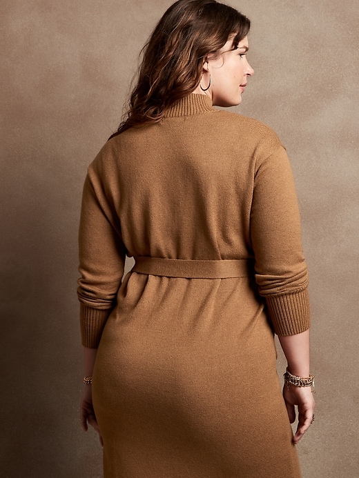 Image number 2 showing, Tie-Waist Sweater Dress