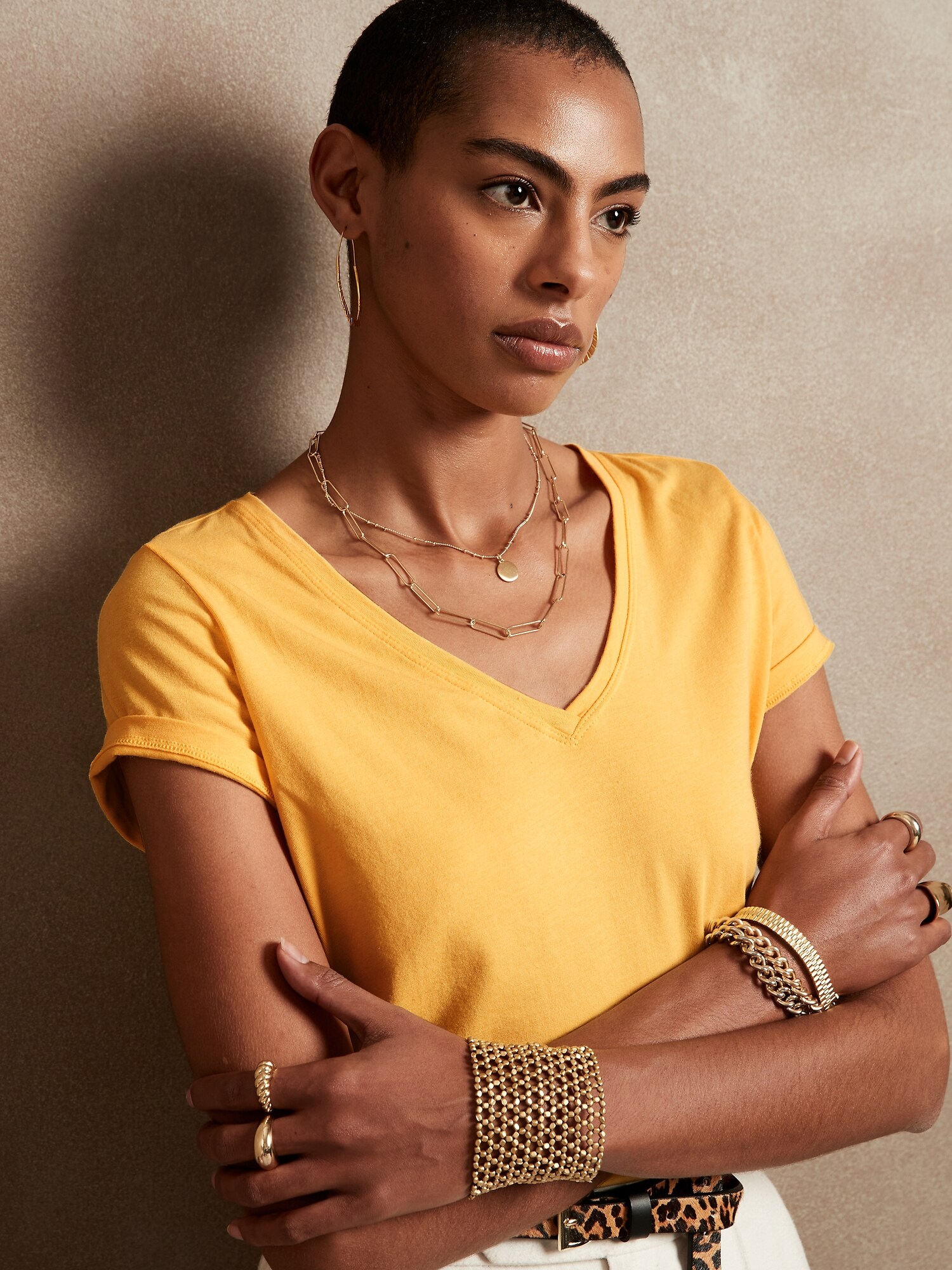 Timeless VNeck TShirt Banana Republic Factory