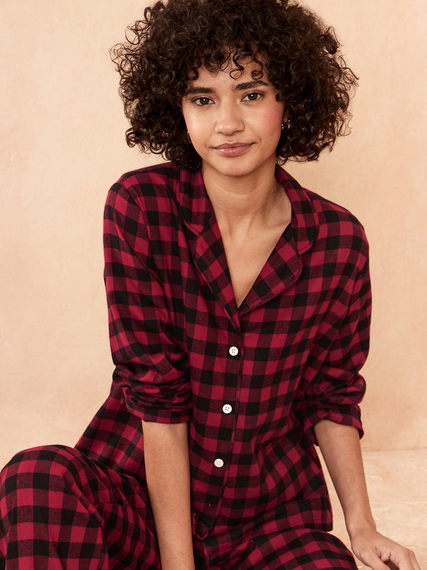 Flannel Yarn Dyed Pajama Set Banana Republic Factory