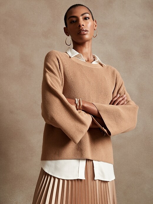 Image number 1 showing, Loose Pullover Sweater