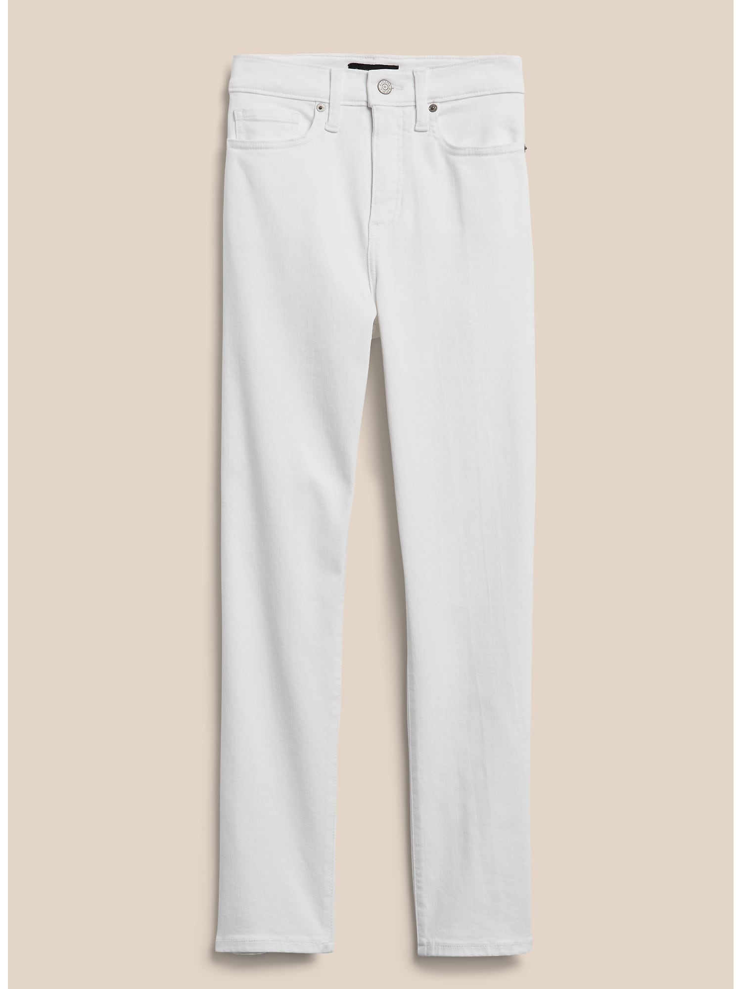 Ultra High-Rise White Slim Jean | Banana Republic Factory
