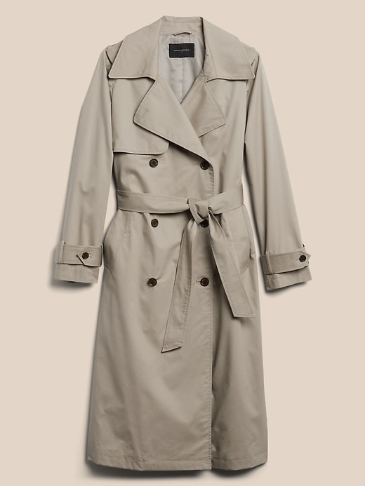 Image number 4 showing, Cotton Twill Trench