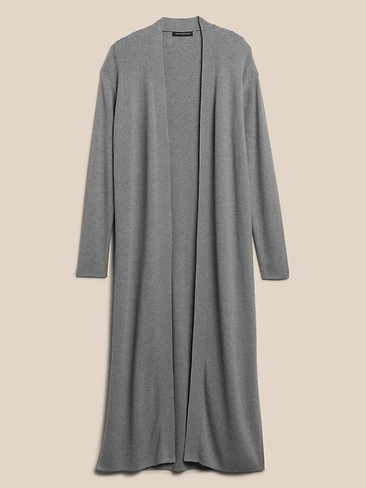 Image number 4 showing, Textured Long Cardigan