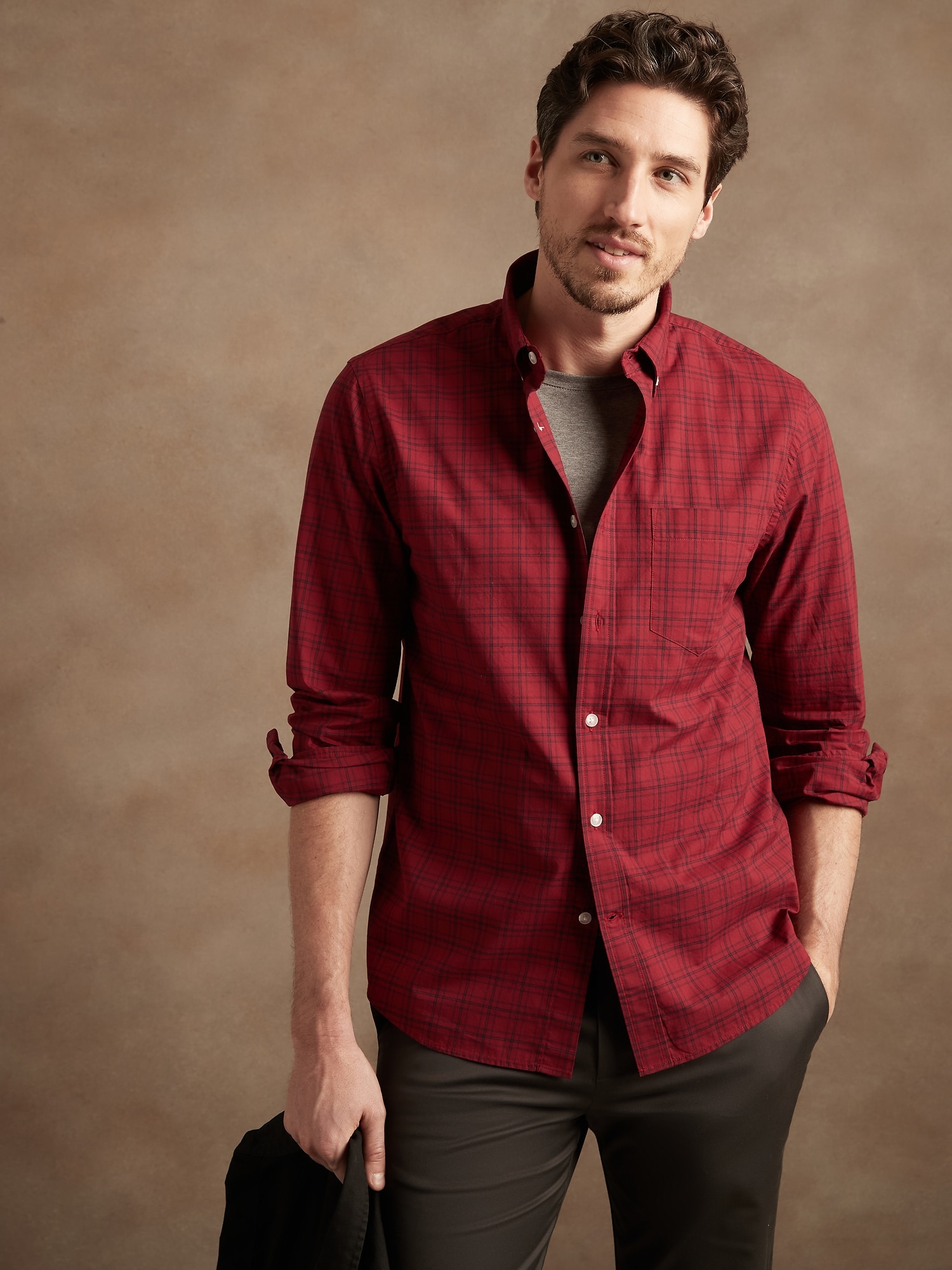 Slim Untucked Dress Shirt | Banana Republic Factory