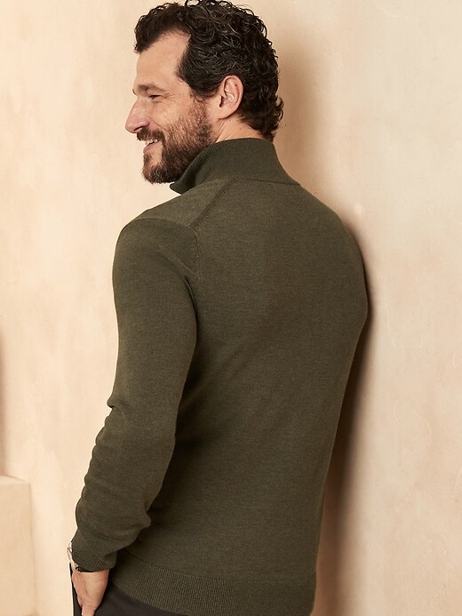 Image number 2 showing, Jersey 1/4 Zip Sweater