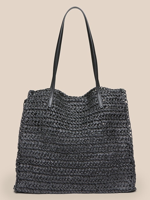 Banana republic straw online bag