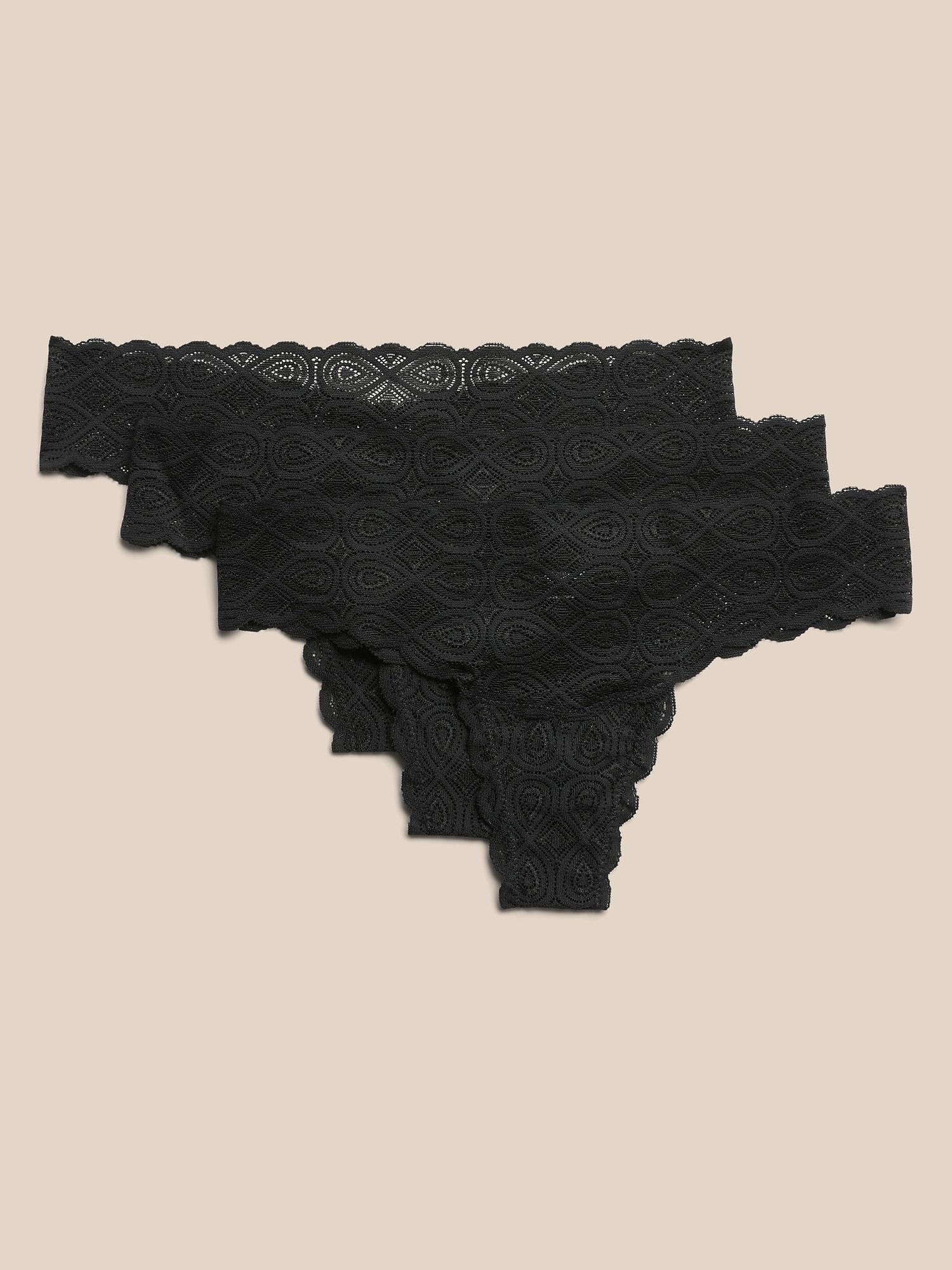 Cosabella | Sweet Treats Infinity Lace Thong Multipack | Banana ...