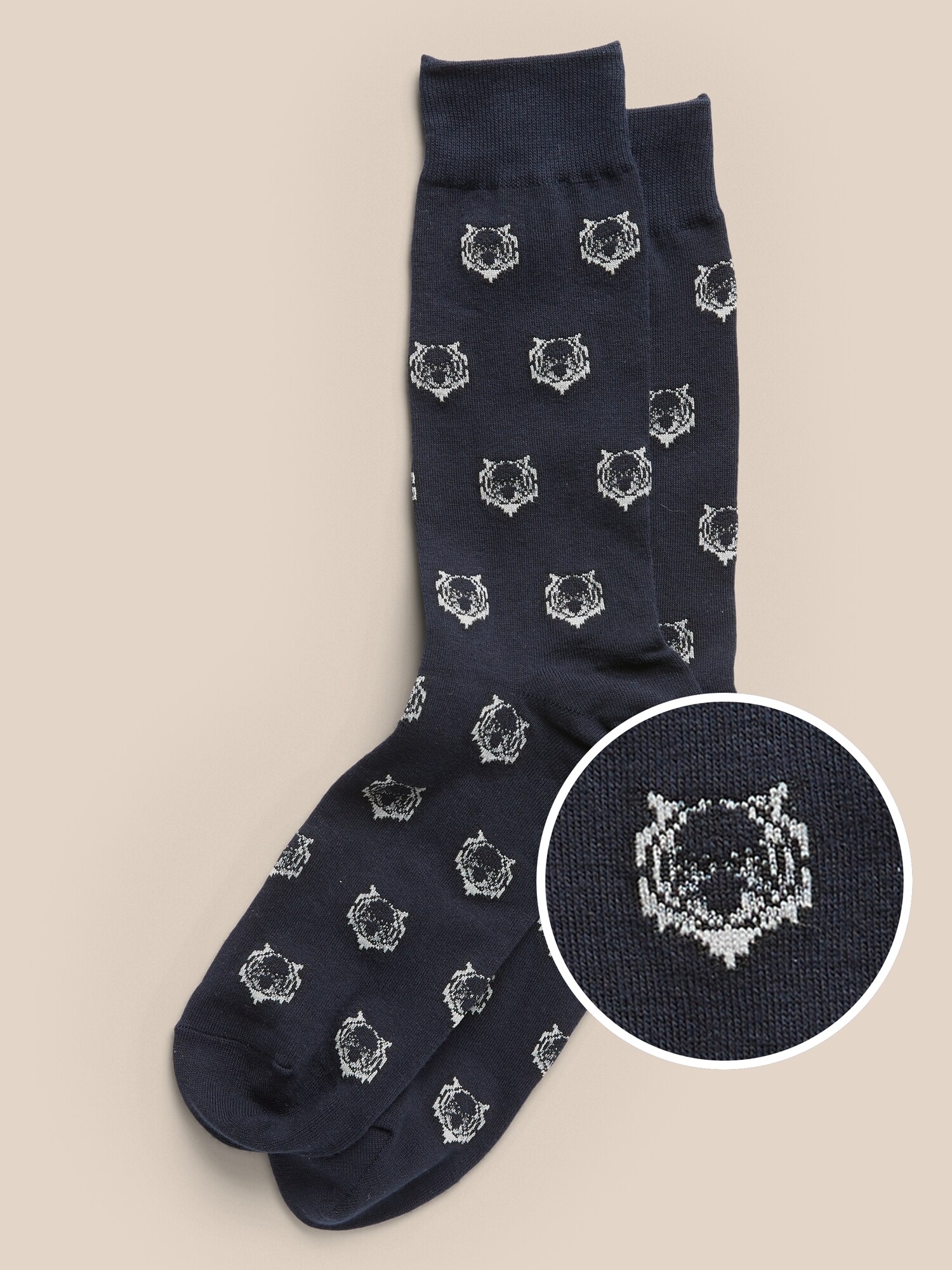 Tiger Print Socks Banana Republic Factory