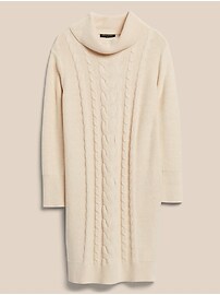 Petite Cozy Cable Sweater Dress