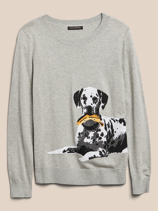 Image number 4 showing, Dog Intarsia Sweater