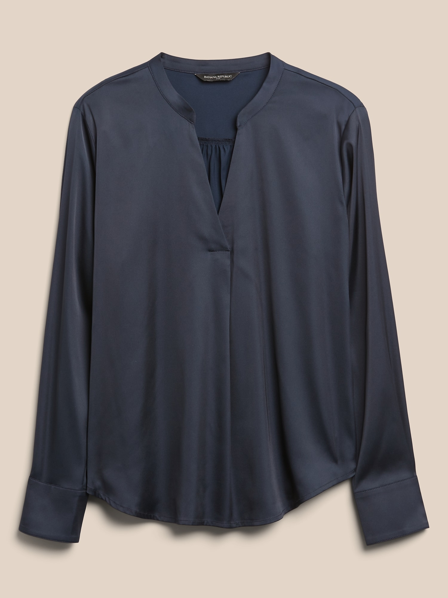 Silky V-Neck Blouse | Banana Republic Factory