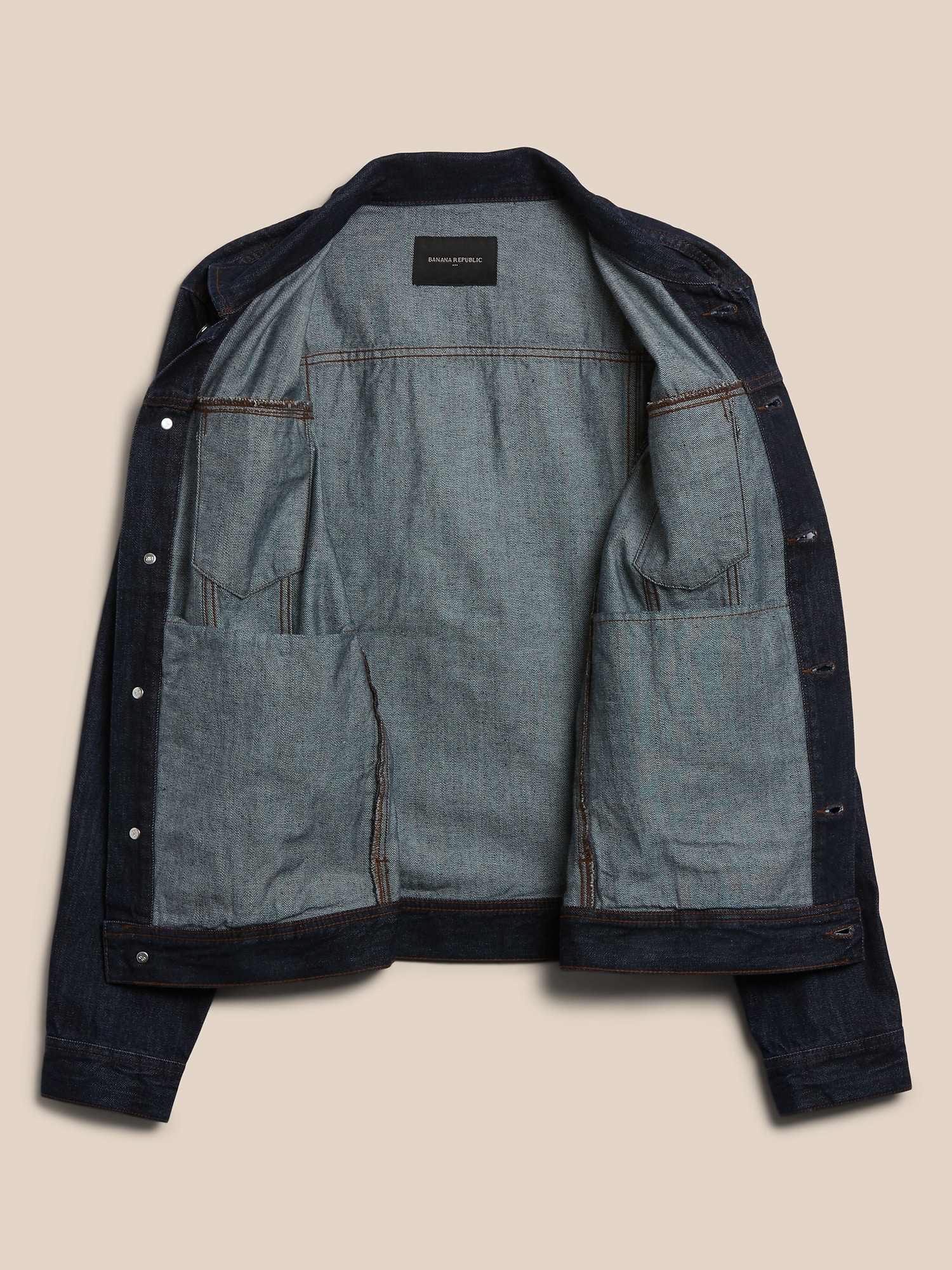 Banana Republic XS Essential Jean Jacket Dark Wash, Blue Denim CLASSIC Coat  NWT | eBay