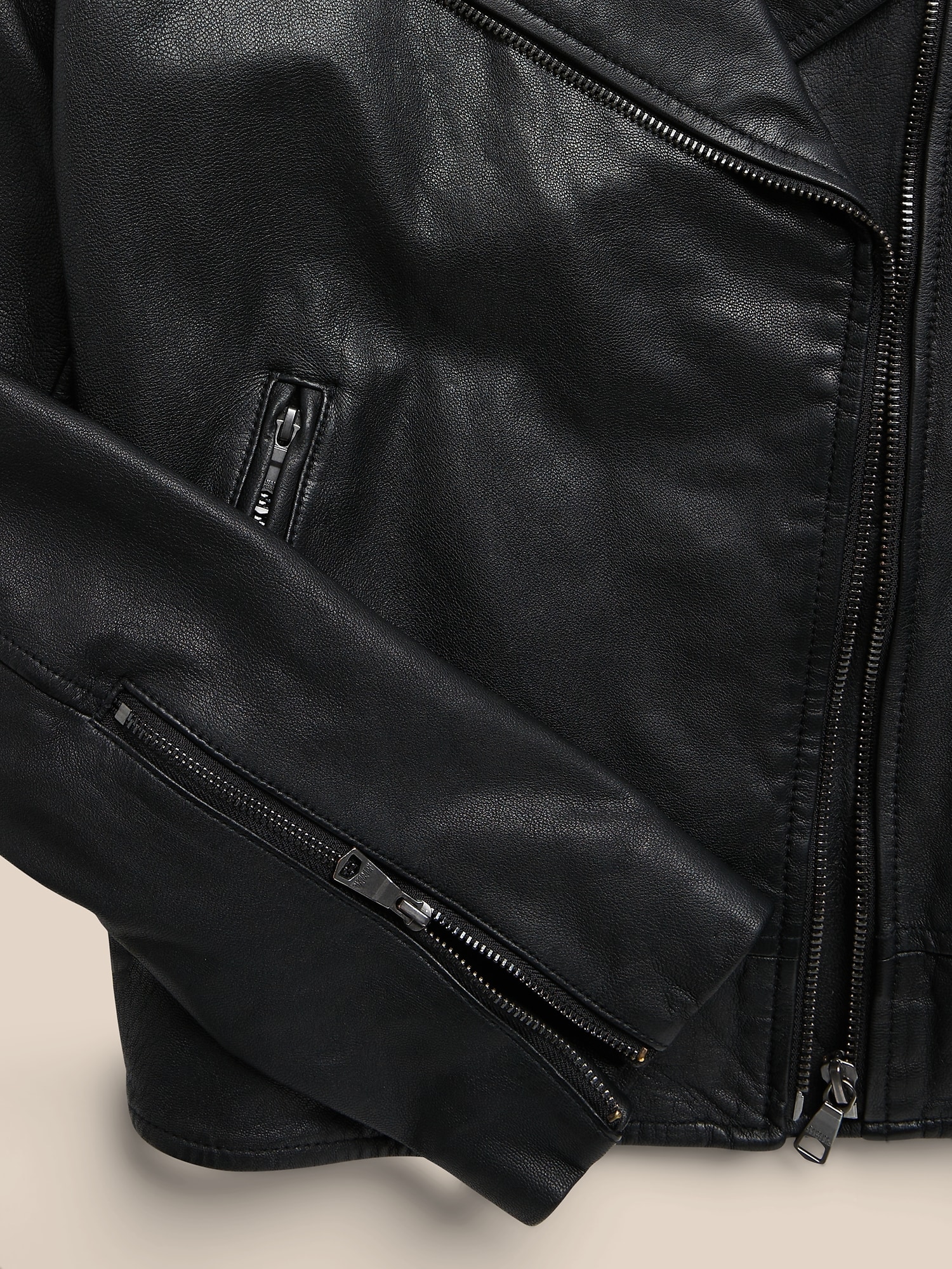 Leather Moto Jacket | Banana Republic Factory