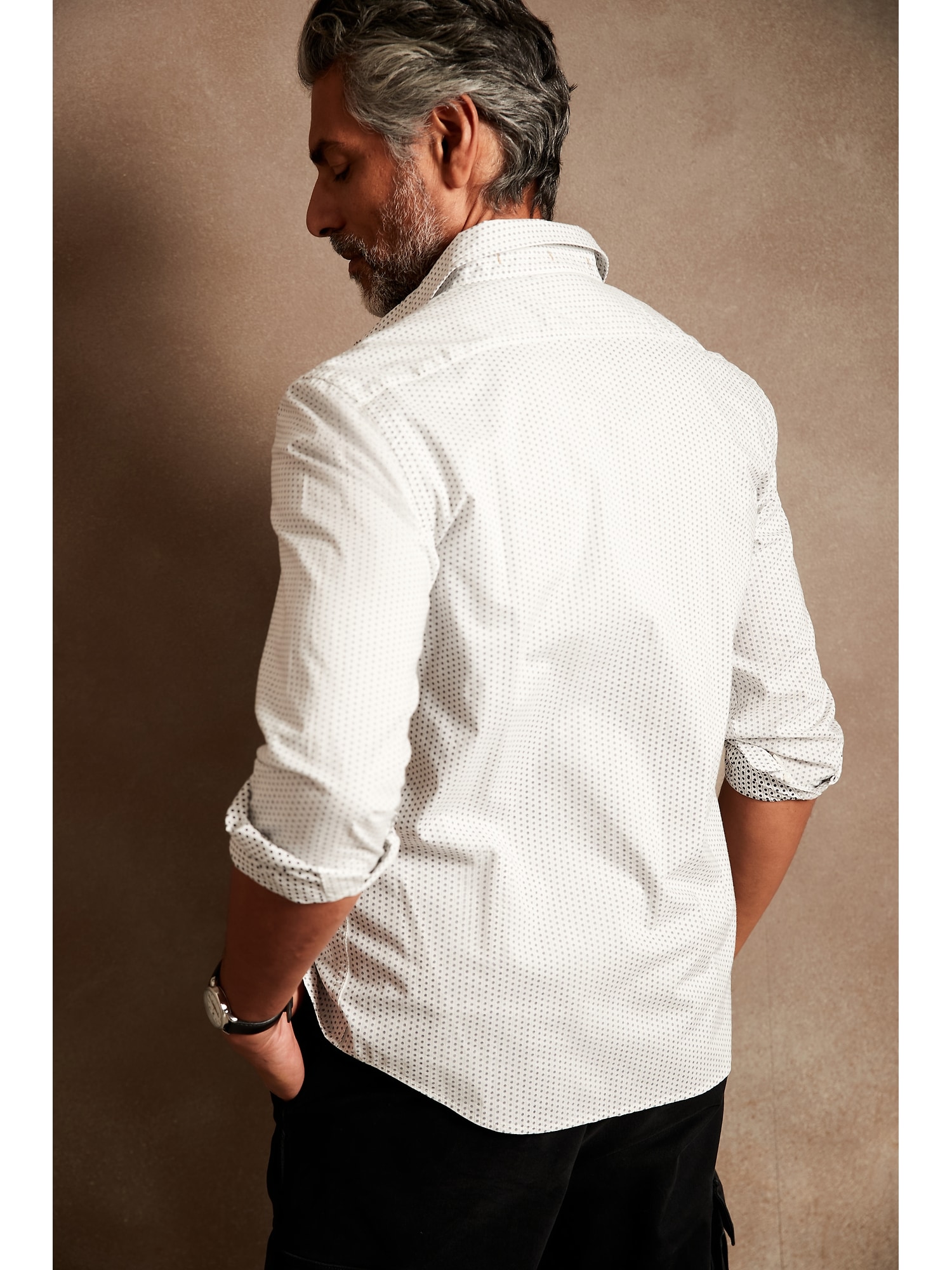 Image number 8 showing, Slim Softwash Cotton Shirt