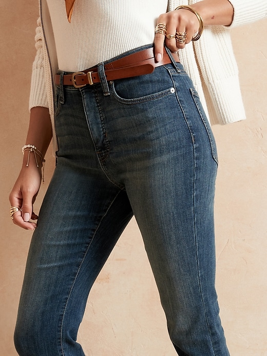 Image number 3 showing, High-Rise Cropped Bootcut Jean