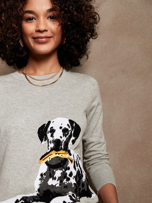 Image number 3 showing, Dog Intarsia Sweater