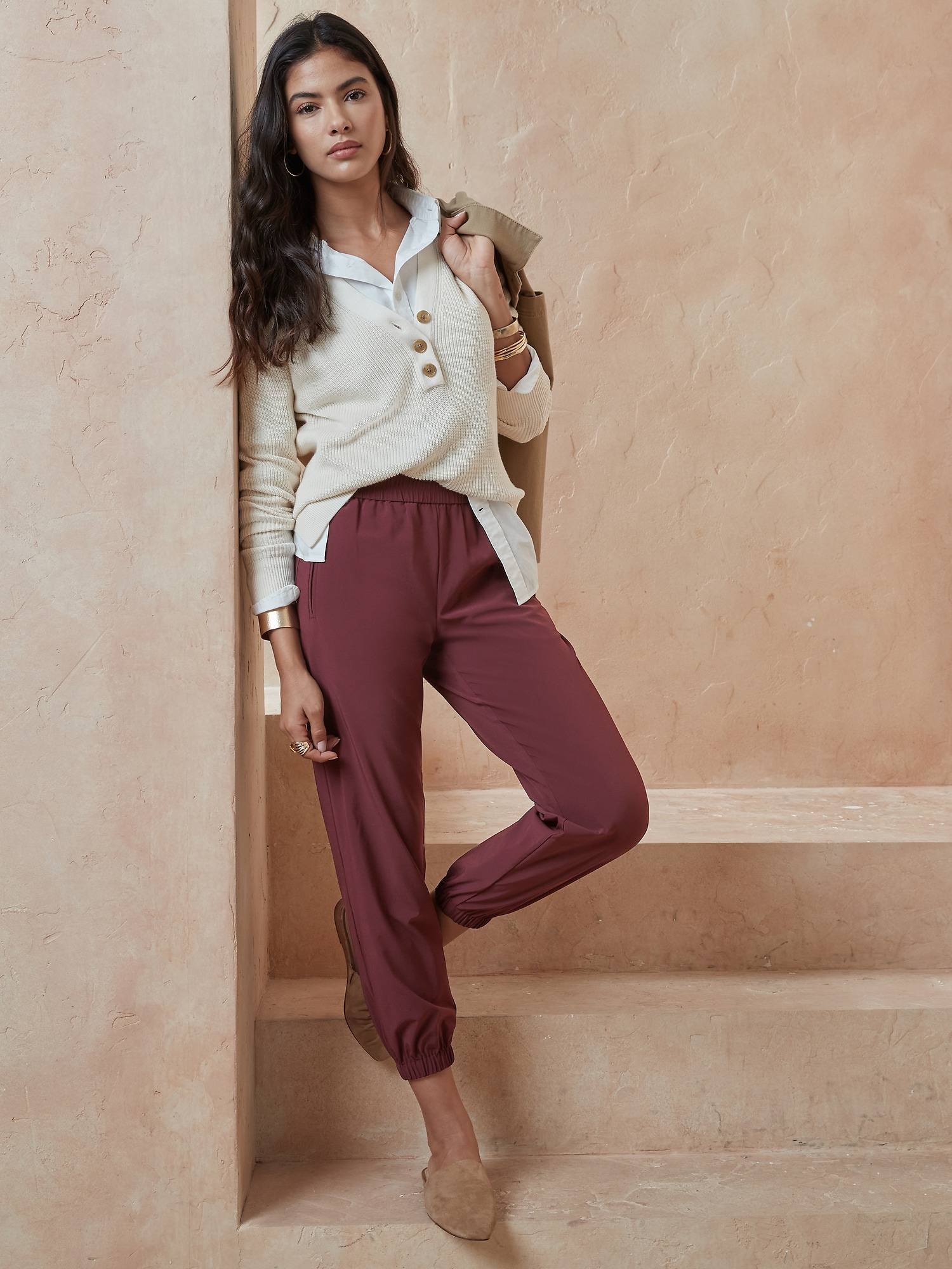 Airstretch Jogger Banana Republic Factory