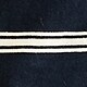 Navy with Cream Stripe