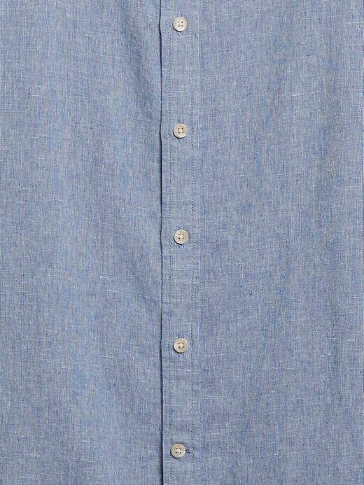 Image number 8 showing, Linen-Blend Shirt