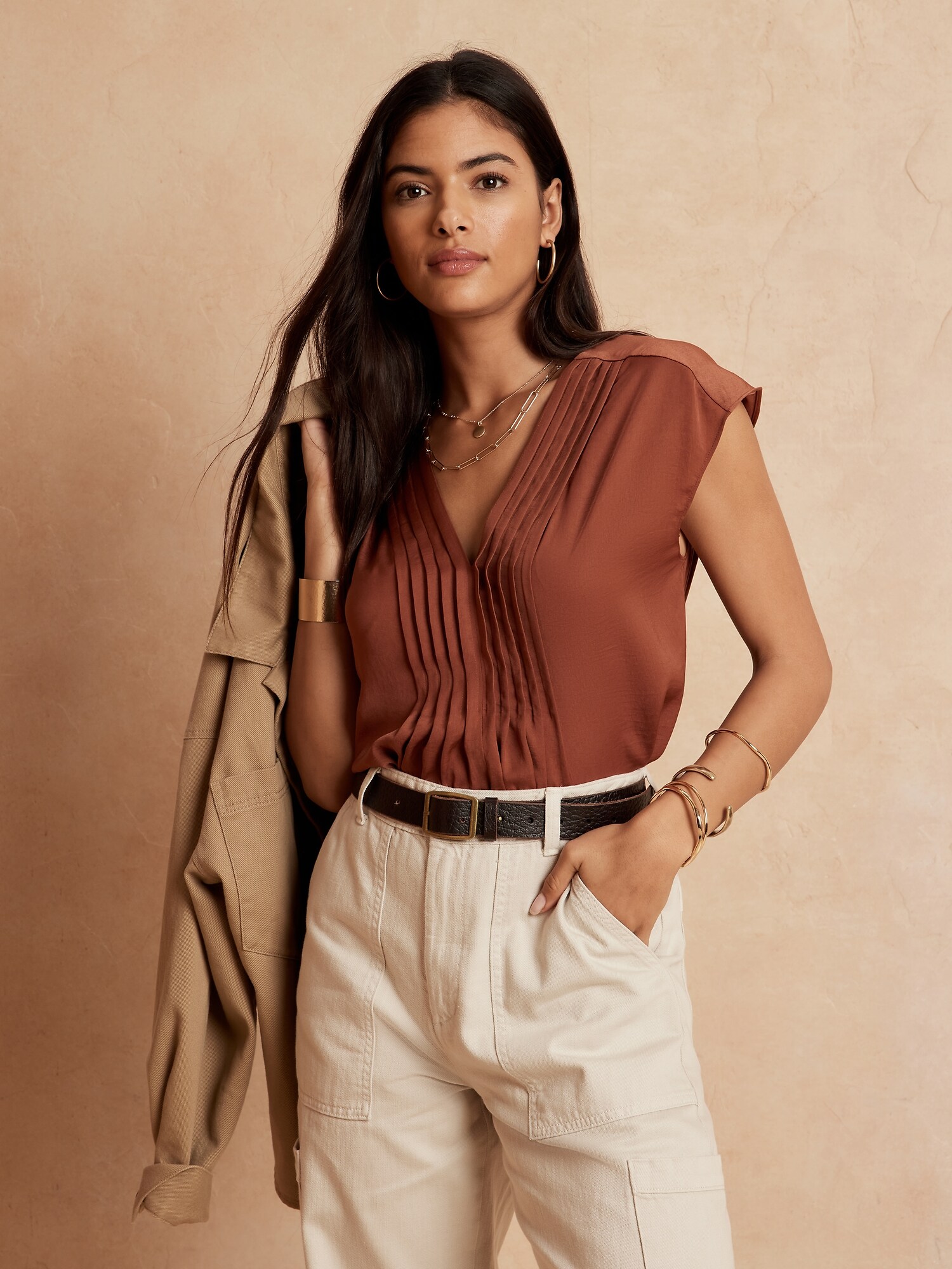 Soft Pleat Blouse