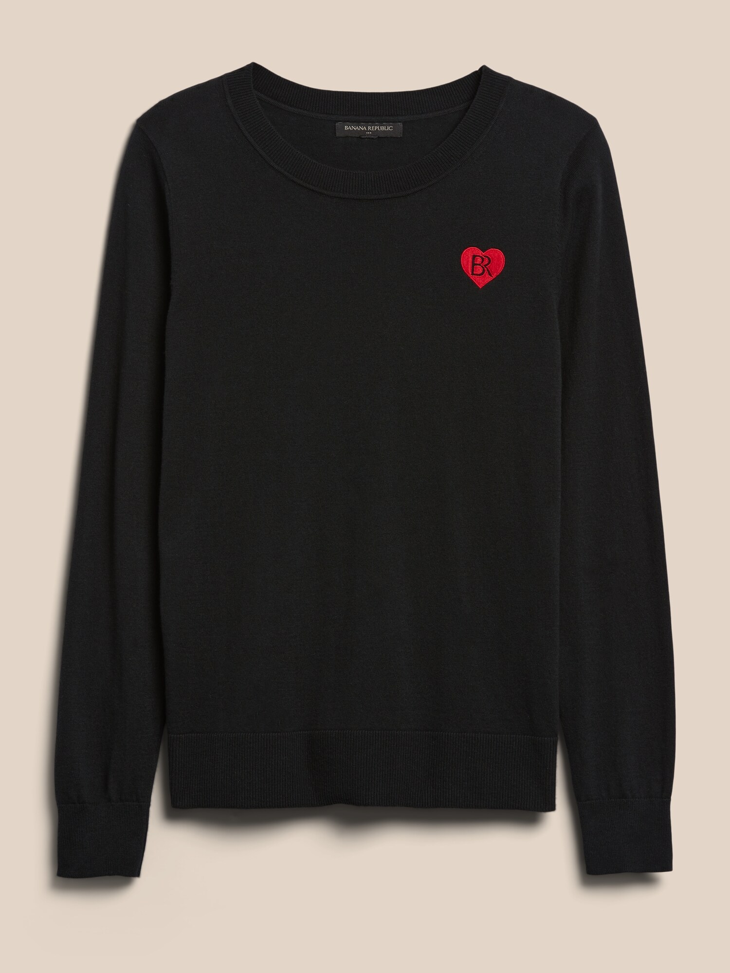 BR Heart Sweater Banana Republic Factory