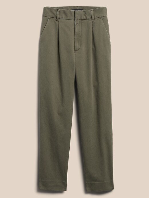 Image number 6 showing, High-Rise Crop Chino