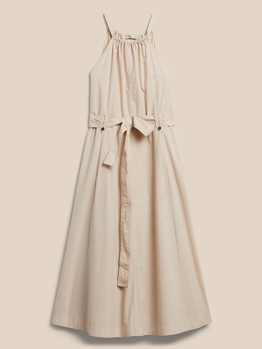 Image number 4 showing, Ruched-Neck Midi Dress