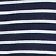 Navy with Cream Stripe