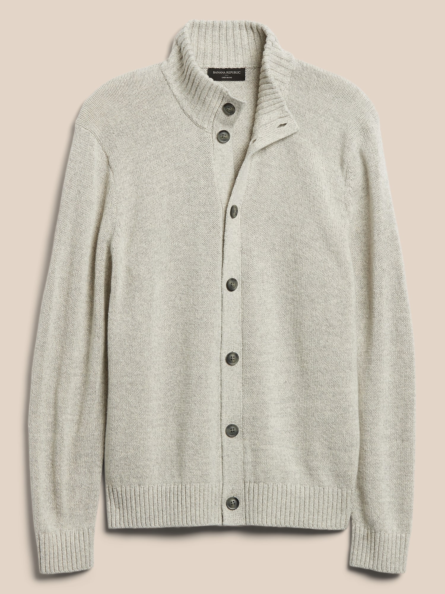 Cotton-Linen Marled Cardigan | Banana Republic Factory