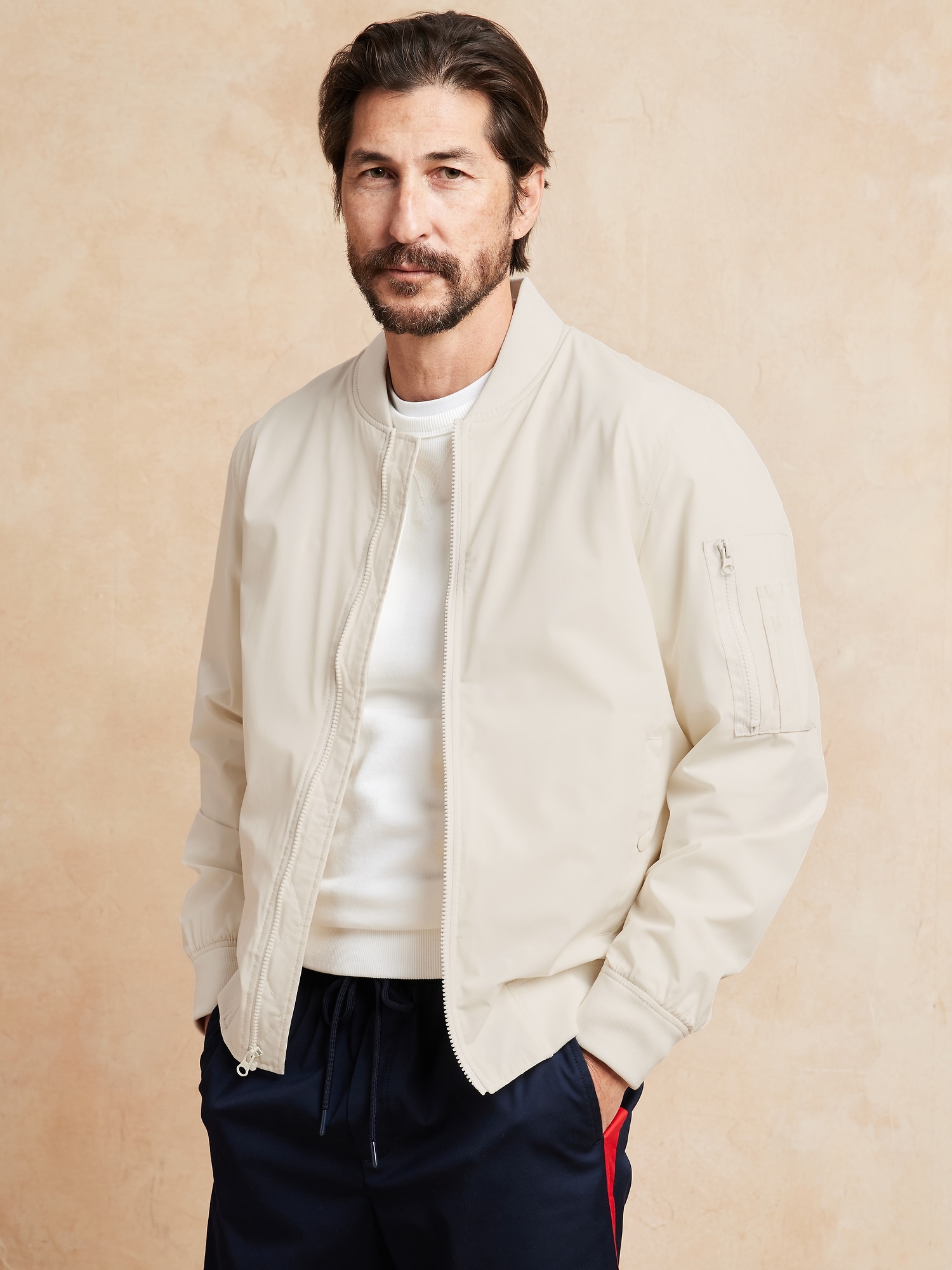 Tech Motion Bomber | Banana Republic Factory