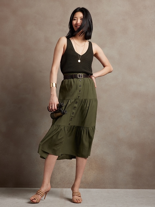 【BAON】Nellina banding corduroy cargo midi skirt 75457978_012_b?$xlarge$&fit=