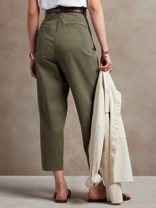 Image number 2 showing, High-Rise Crop Chino
