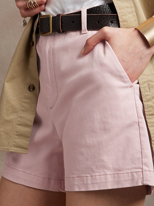 Image number 6 showing, Flat-Front Chino Short
