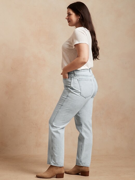 Image number 3 showing, Curvy Rigid Straight Jean