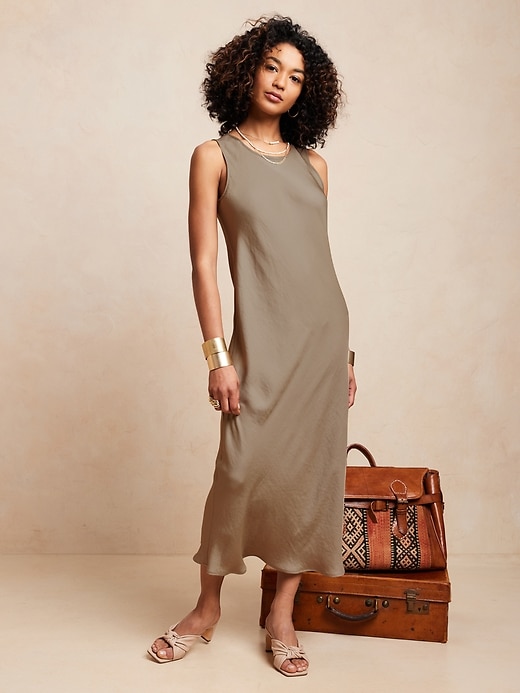 Midi Slip Dress | Banana Republic Factory