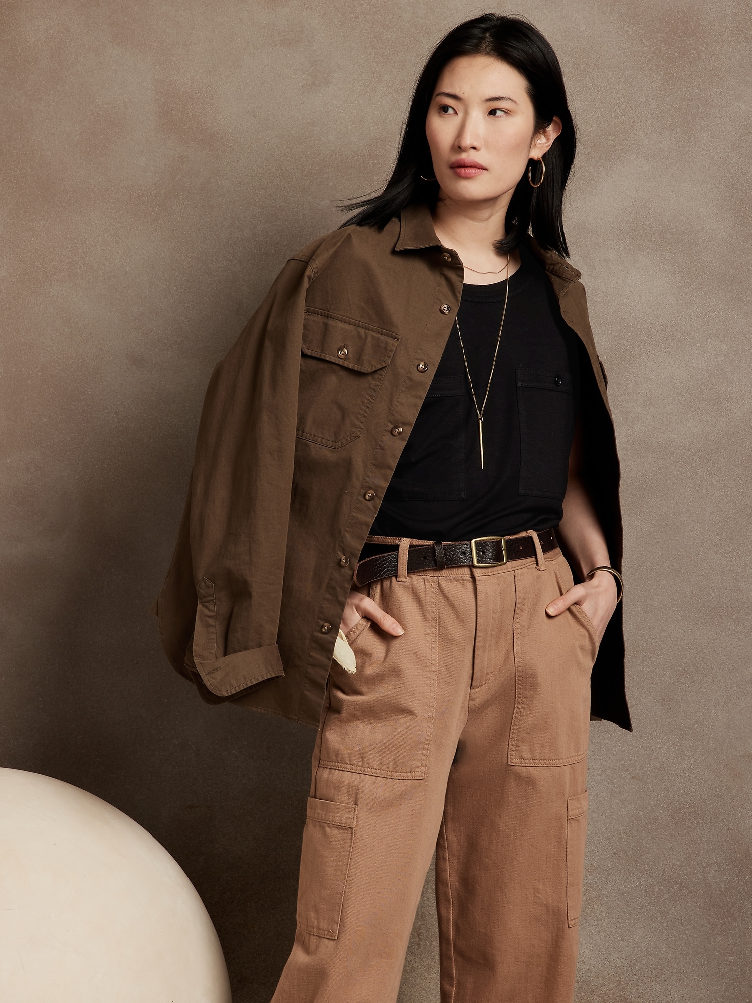 Utility Pocket TShirt Banana Republic Factory