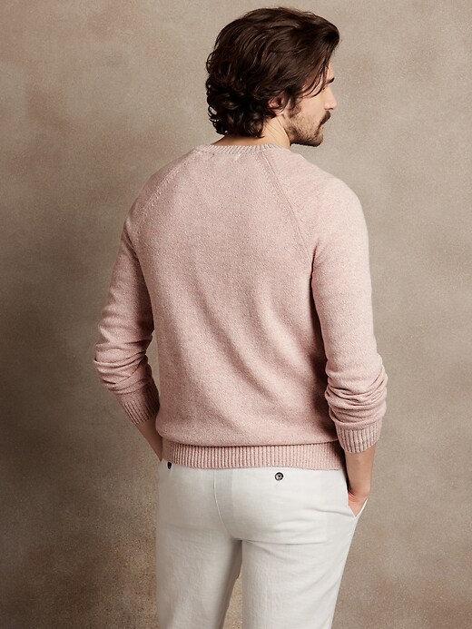 Image number 2 showing, Linen-Blend Marled Sweater