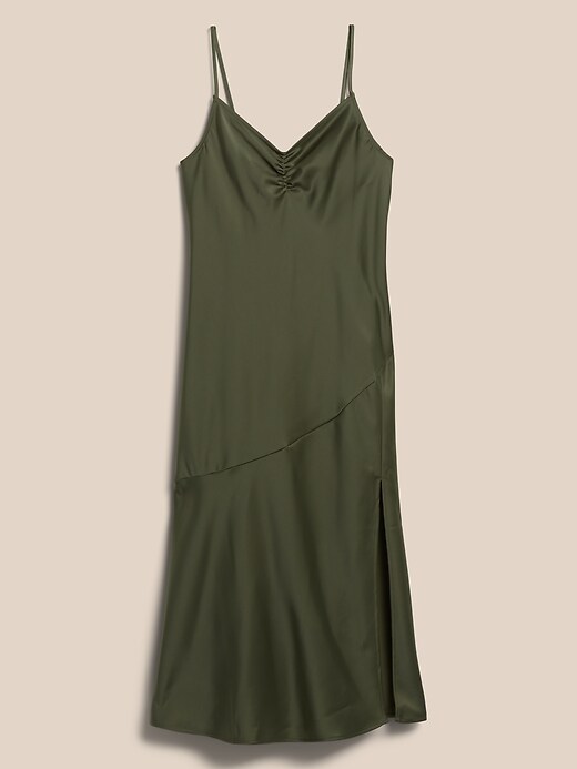 Image number 4 showing, Ruched-Neck Midi Dress