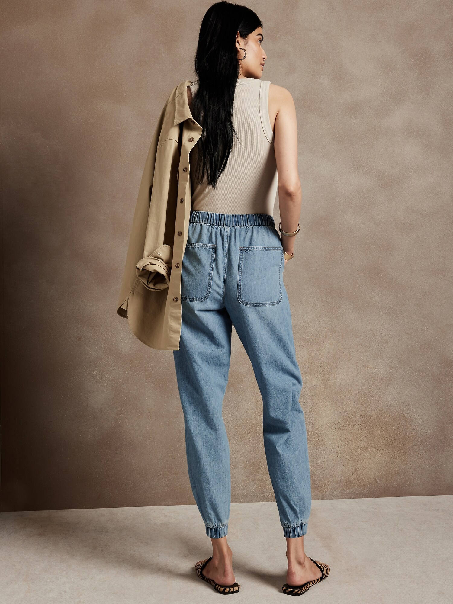 Denim Jogger Banana Republic Factory