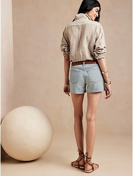 SODIAL R Short dete en jean Short svelte fit de couleur bonbon short court en Jeans de femme shorts de denim blanc S = 26