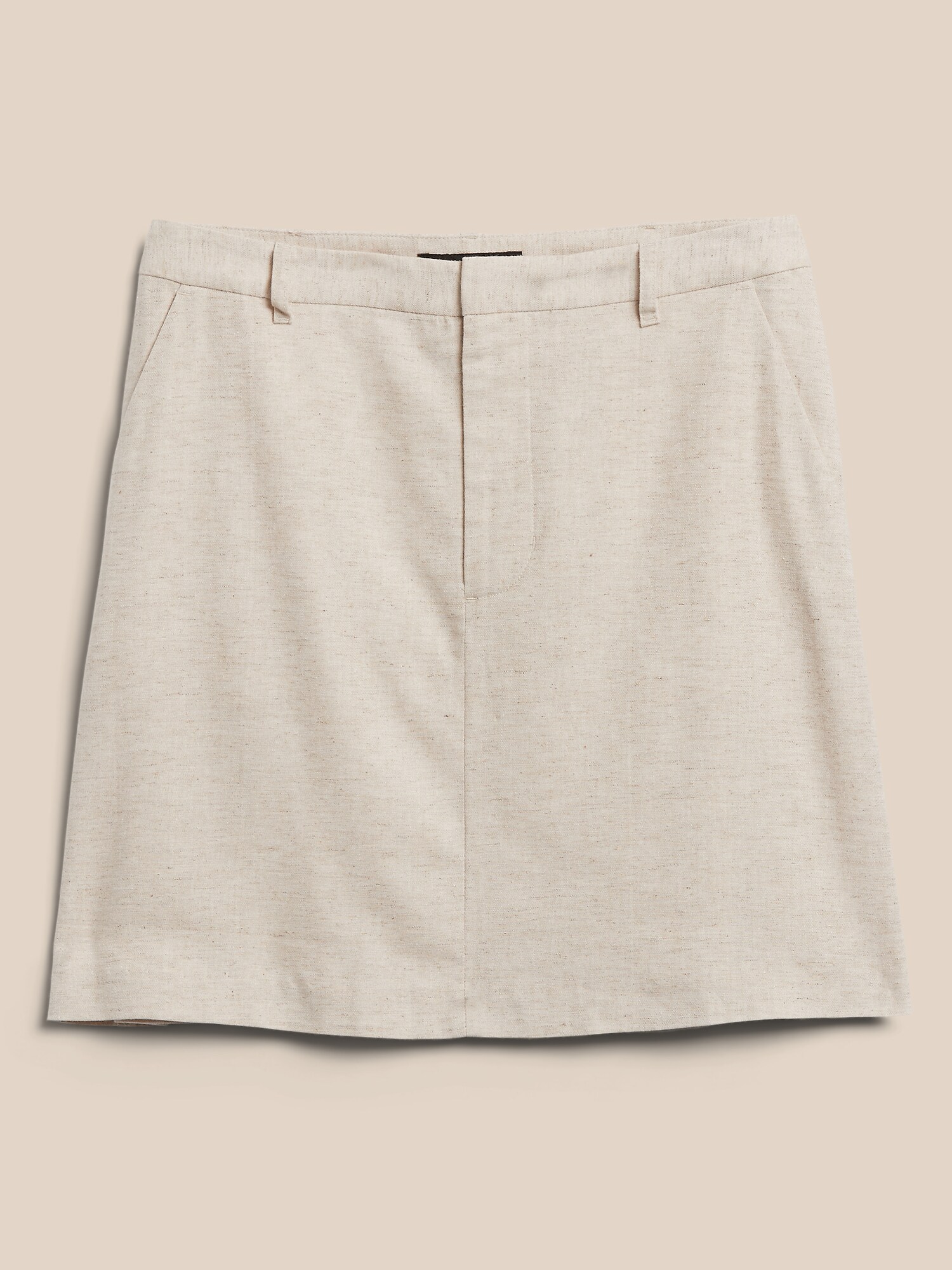 Linen-Blend Mini Skirt | Banana Republic Factory