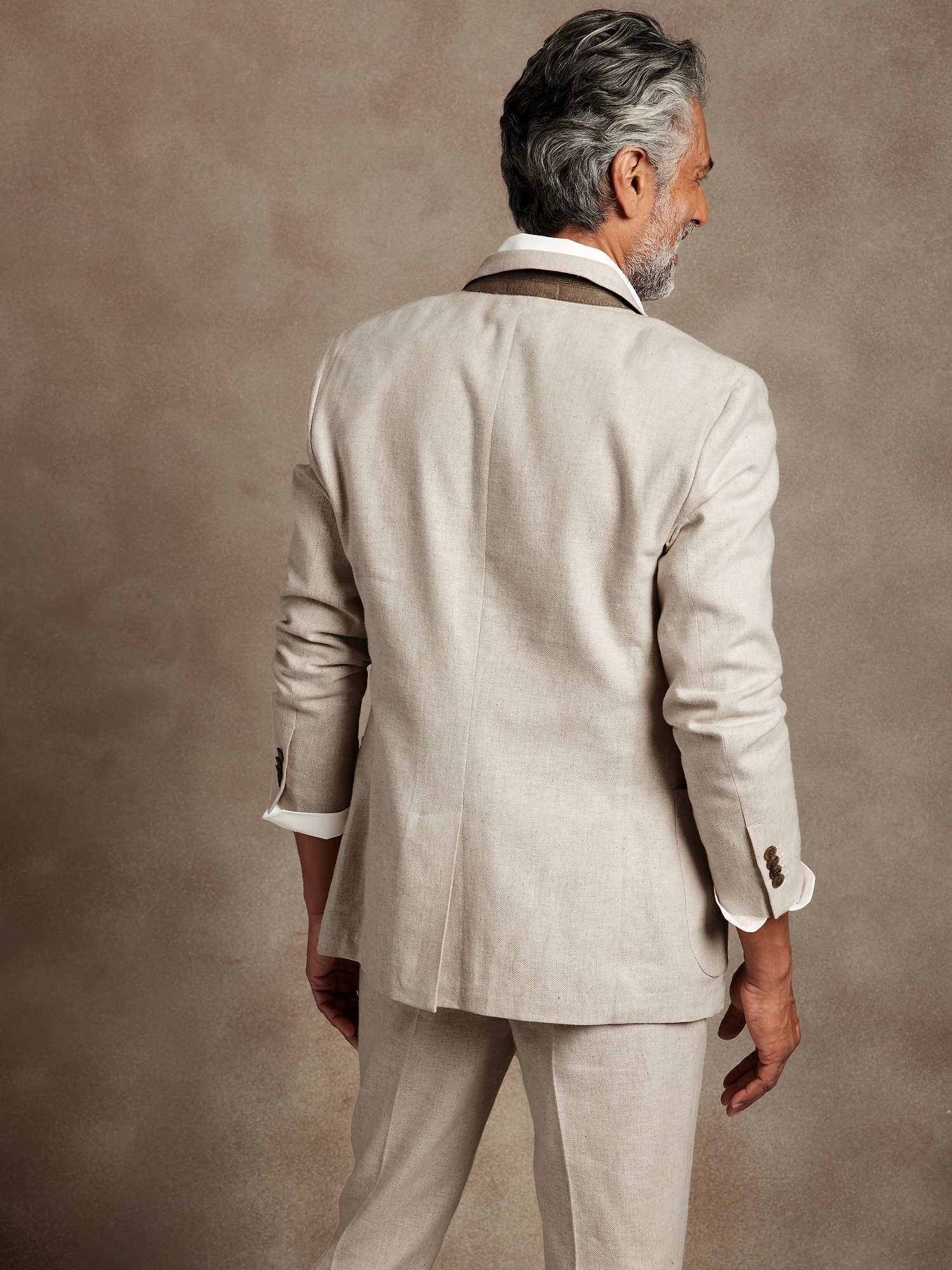 Meridian Linen-Cotton Suit Jacket