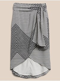 Wrap Midi Skirt