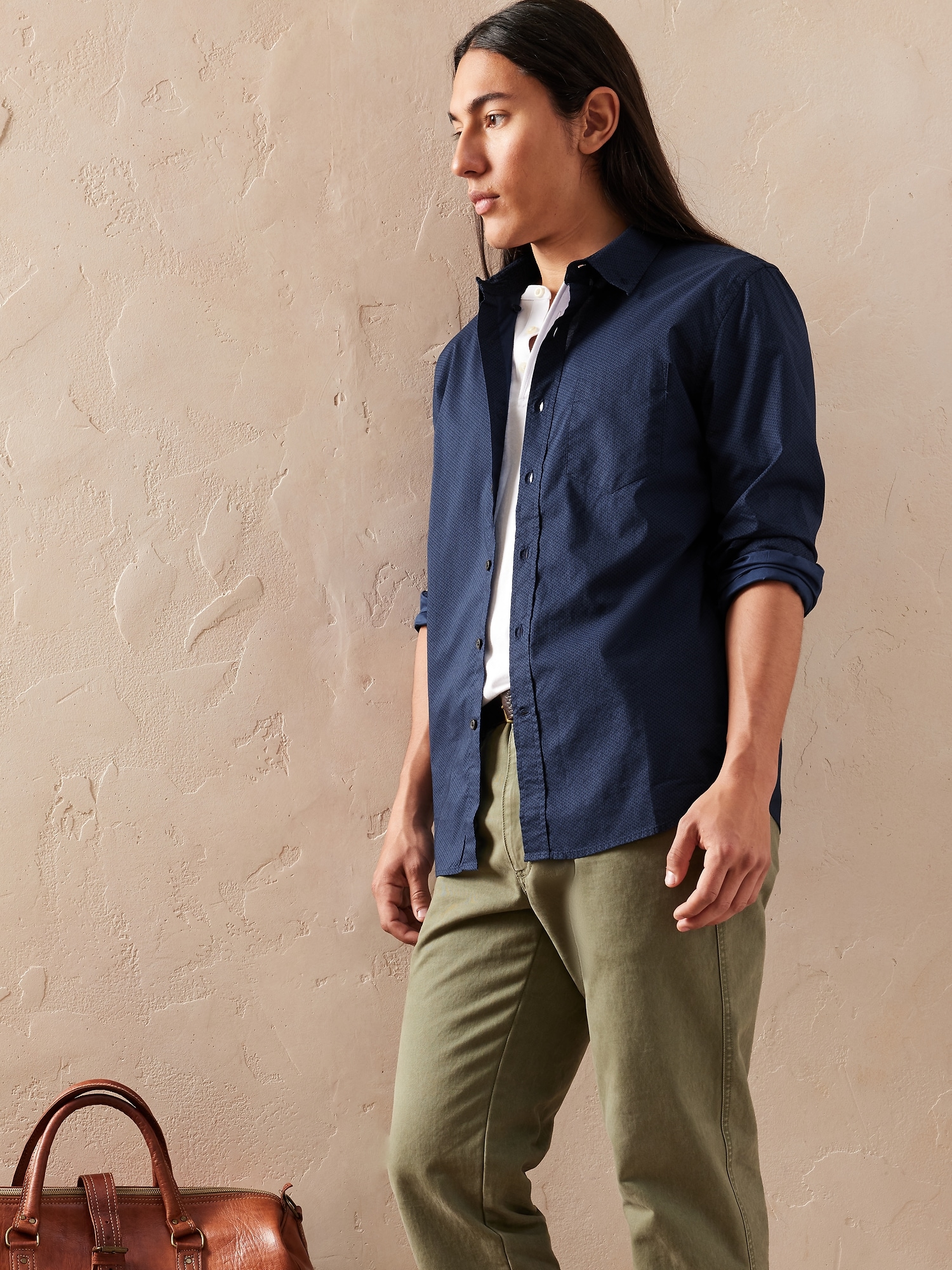 Untucked Dress Shirt | Banana Republic 